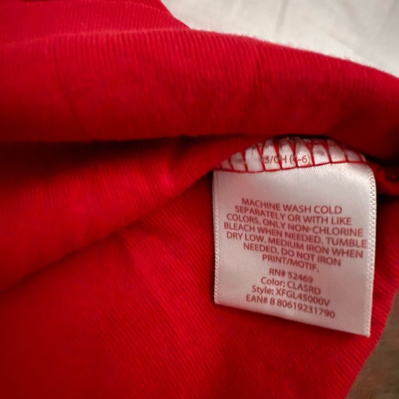 Faded Glory Red Graphic Long Sleeve and No Boundaries printed leggings. - Picture 8 of 9